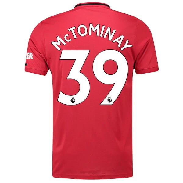 Camiseta Manchester United NO.39 McTominay 1ª 2019-2020 Rojo